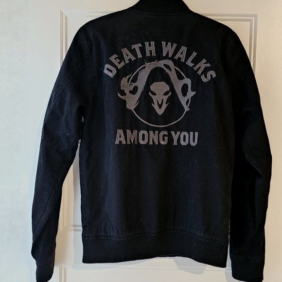 Our Universe Overwatch Reaper Deathwatch Men's Jacket sz small - Picture 7 of 8